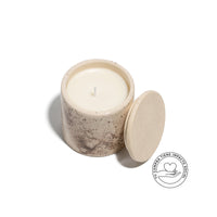 VELA HANDMADE M SALPIQUÉ MARRÓN MAGNOLIA VAINILLA