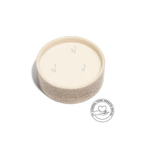 VELA HANDMADE XL SALPIQUÉ MARRÓN VAINILLA